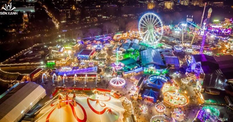 Tổ chức không gian và các trò chơi “Winter Wonderland”