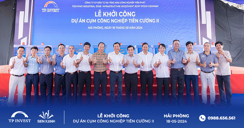 Lễ khởi công với nhiều khách mời tham gia