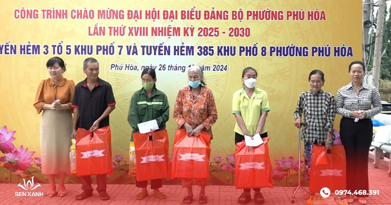Lễ khánh thành được tổ chức chu đáo