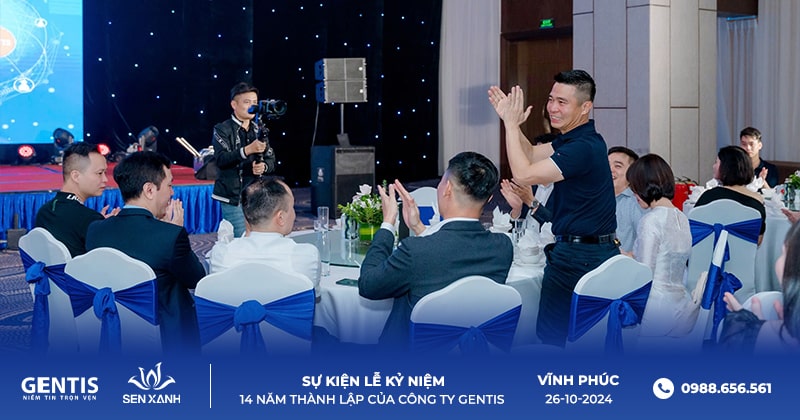 Lễ kỷ niệm được tổ chức chuyên nghiệp 