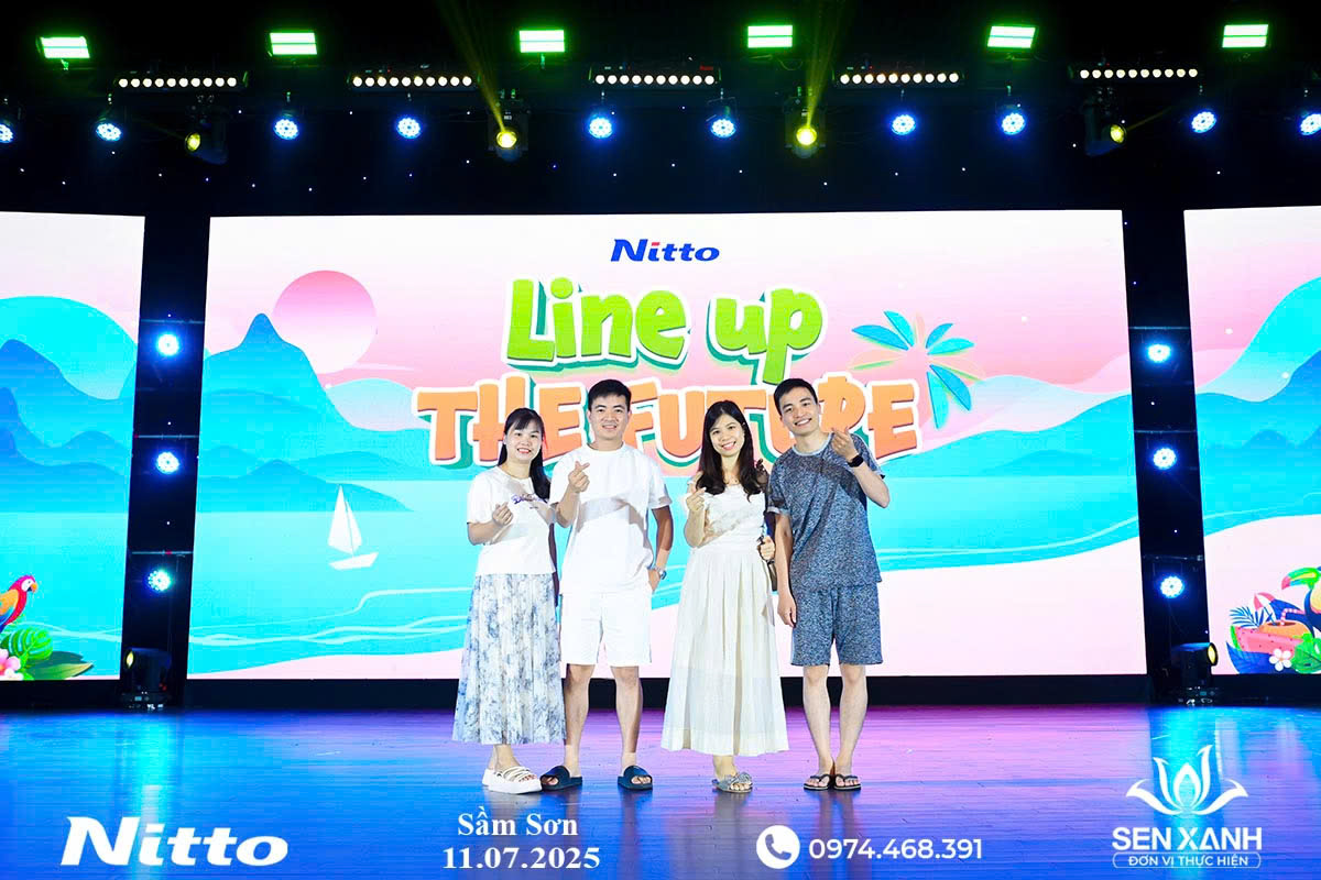 Sự kiện được tổ chức với sân khấu đẹp