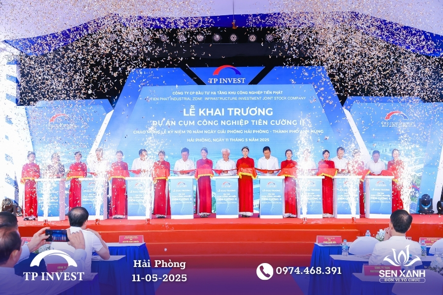 Tổ chức lễ khai trương khu công nghiệp Tiên Cường