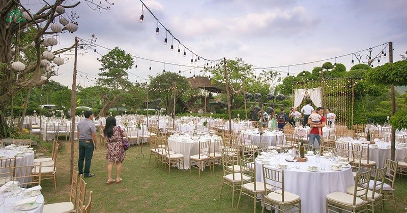 Chuẩn bị tổ chức tiệc ngoài trời