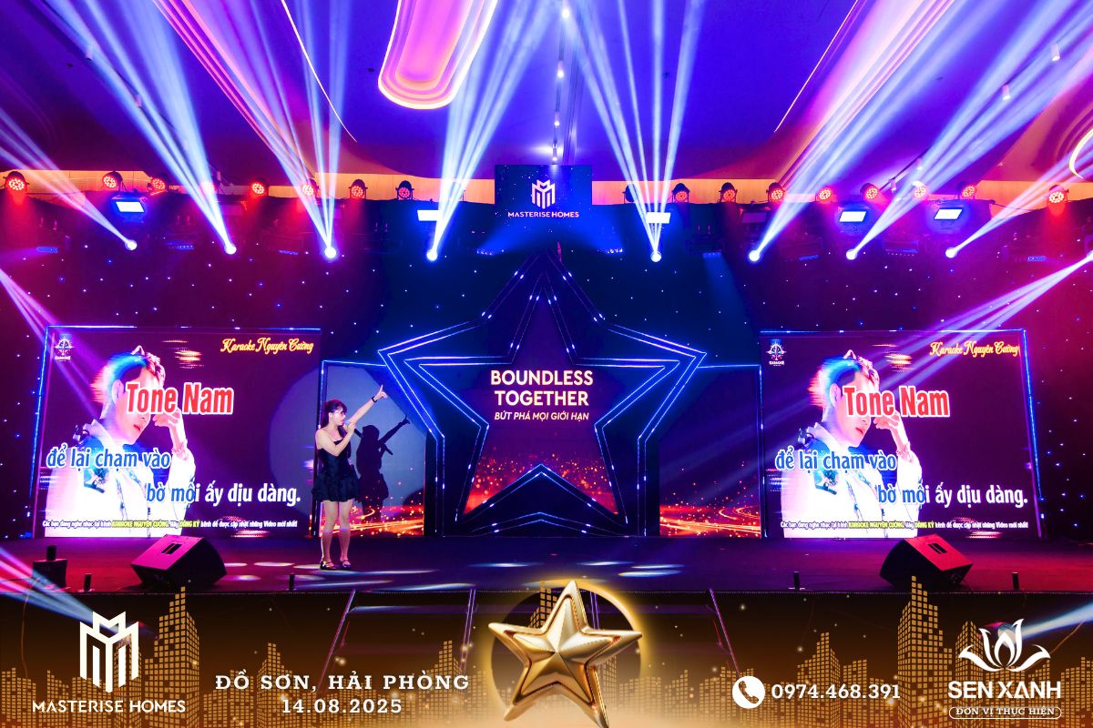Chương trình karaoke trong Gala Dinner
