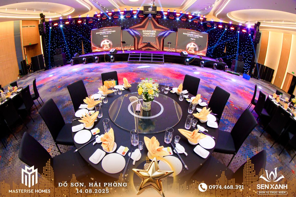 Sự kiện Gala Dinner công ty Masterise Homes 
