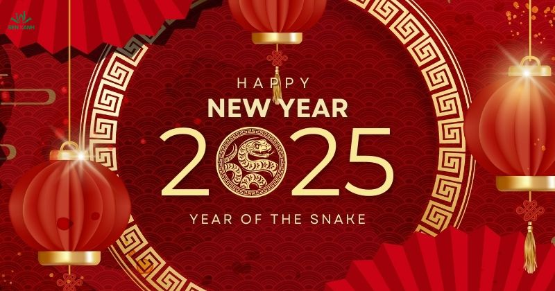 Thiệp mời tiệc tất niên 
