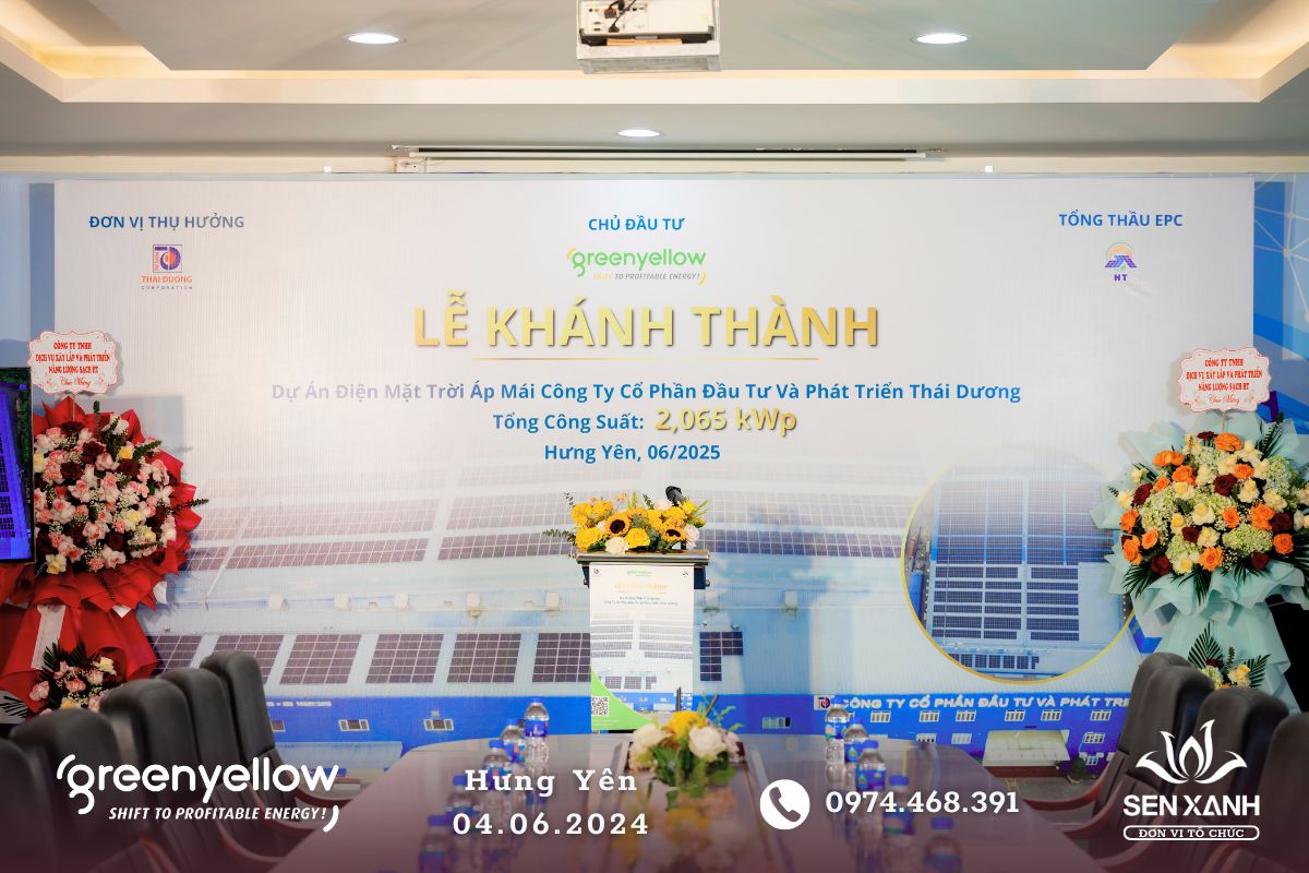 Lễ khánh thành dự án điện mặt trời áp mái