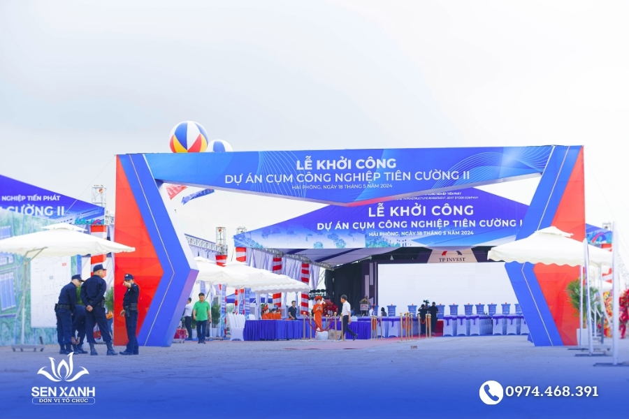 Tổ chức sự kiện khởi công CNN Tiên Cường II