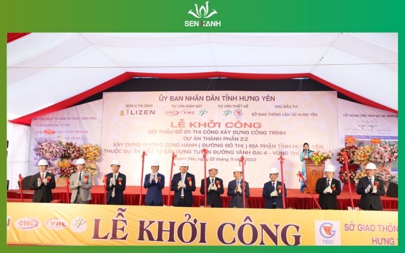 Dịch vụ tổ chức lễ khởi công - động thổ chuyên nghiệp của Sen Xanh Event 