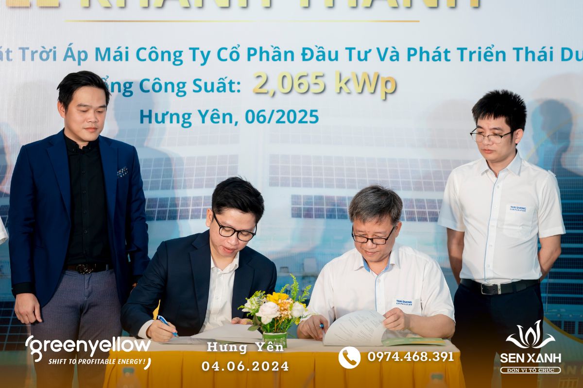Ký kết hợp tác dự án mặt trời áp mái 