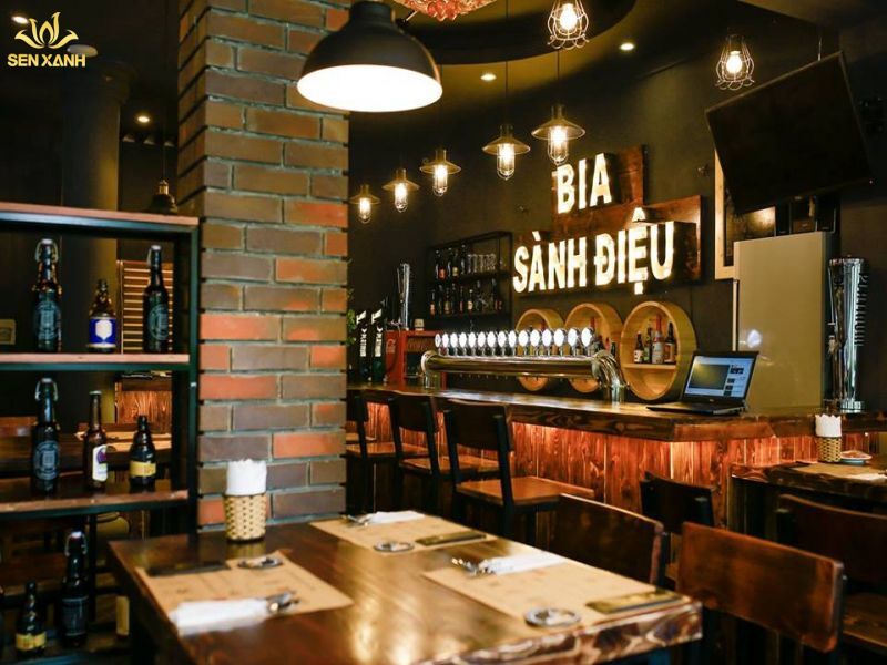  Nhà hàng Bia Sành Điệu được thiết kế mới mẻ, hiện đại