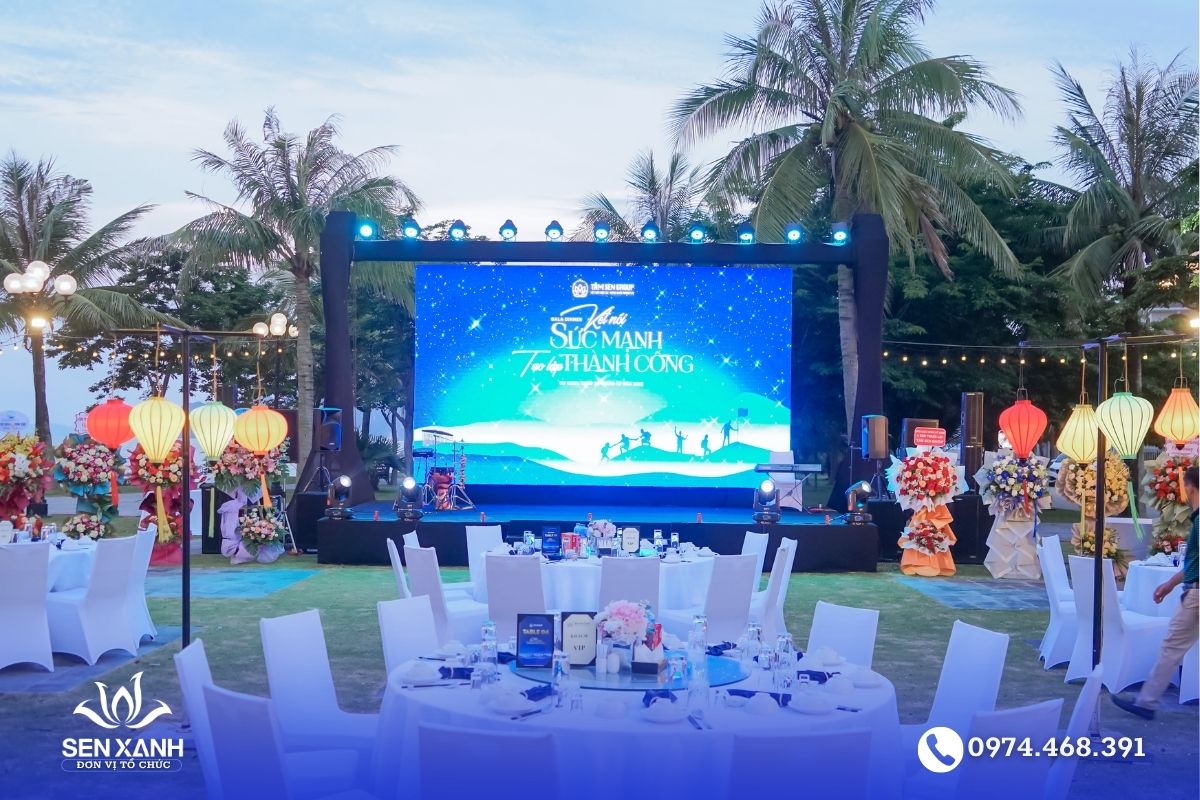 Sen Xanh tự tin có thể thiết kế, xây dựng đa dạng loại hình event