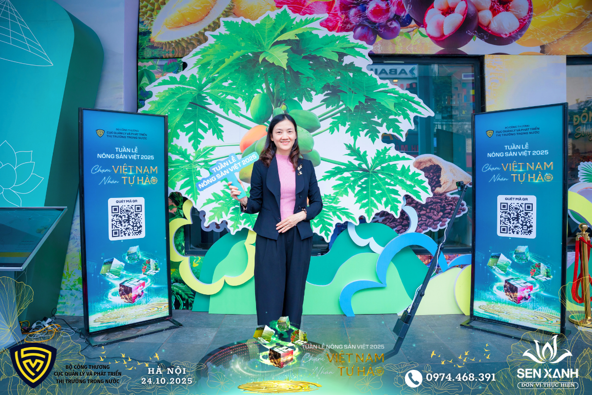 Check in tại tuần lễ nông sản Việt 2025 Check in tại tuần lễ nông sản Việt 2025