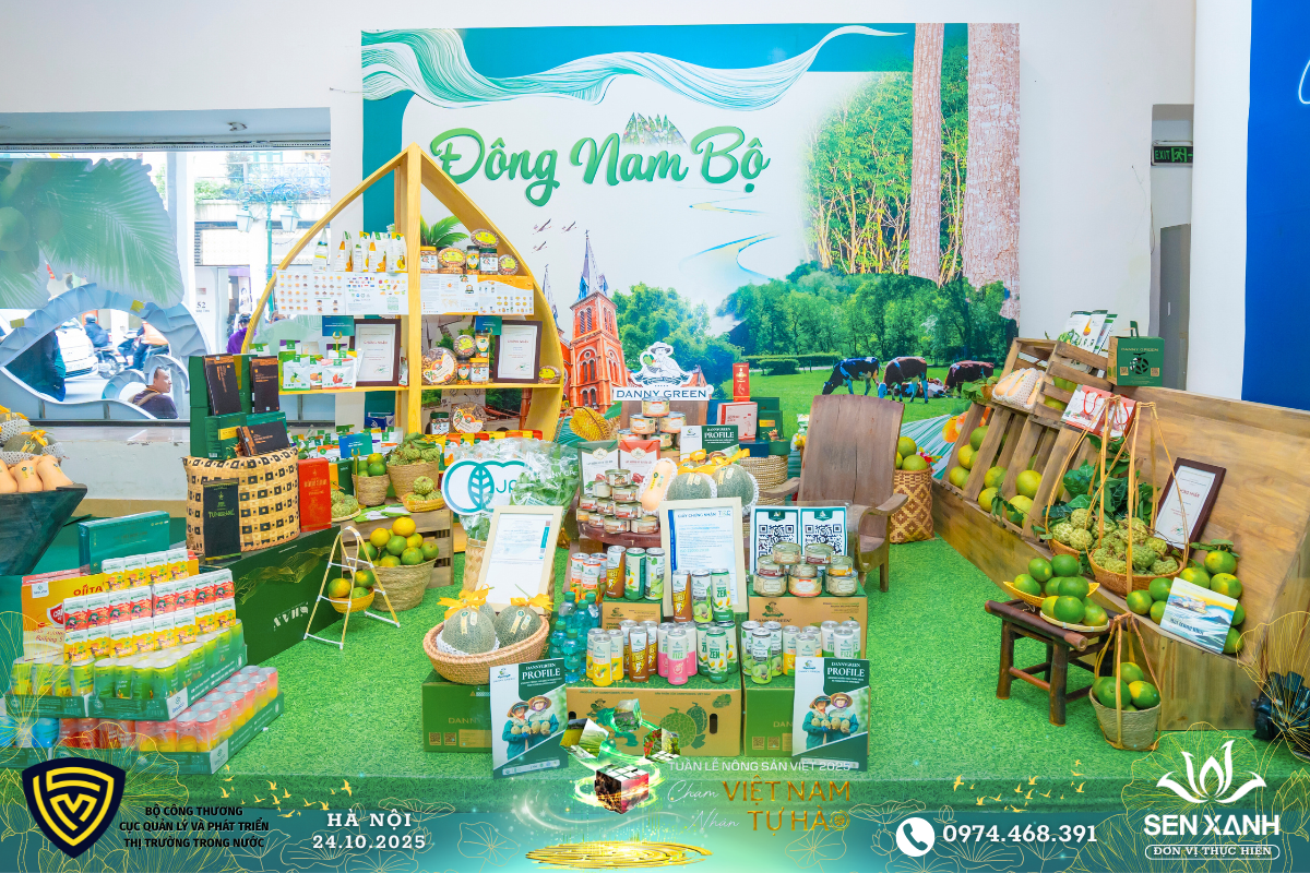 Khu vực trưng bày sản phẩm Đông Nam Bộ Khu vực trưng bày sản phẩm Đông Nam Bộ