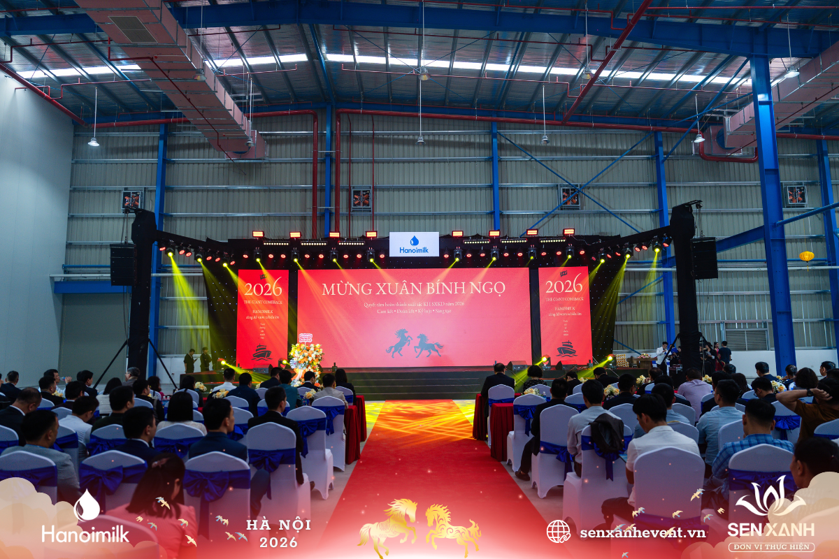 Sân khấu gala tiệc cuối năm