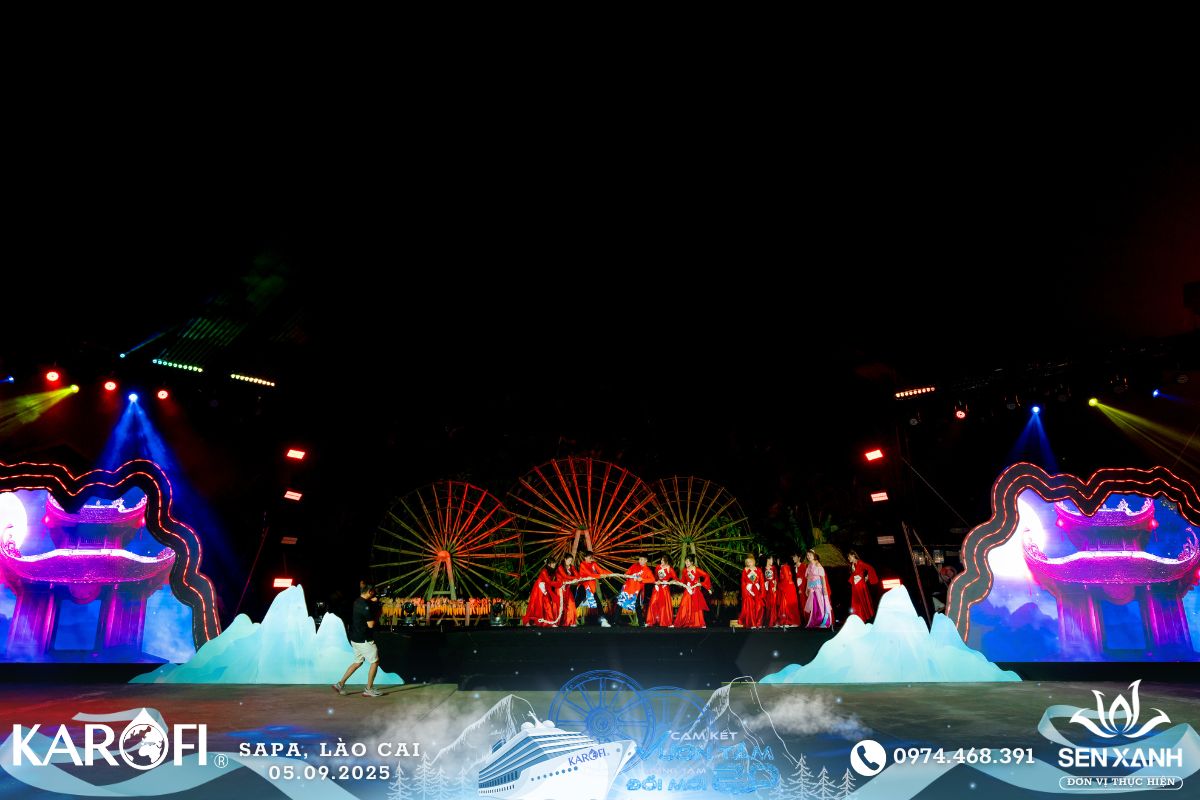 Các tiết mục nghệ thuật trong gala