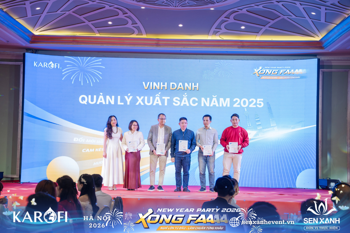 Tiết mục vinh danh cá nhân xuất sắc