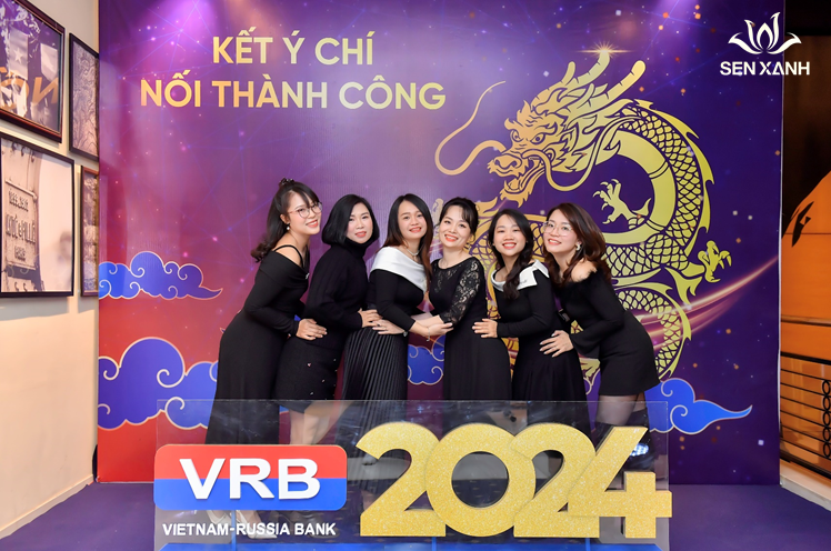 Khu vực chụp hình lưu niệm của Ngân hàng Liên doanh Việt - Nga (VRB)