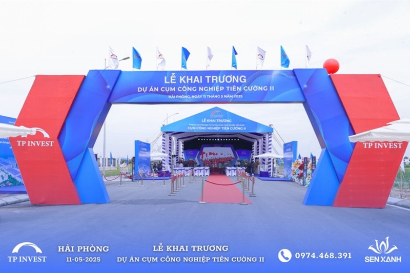 Lễ khai trương dự án cụm công nghiệp Tiên Cường II