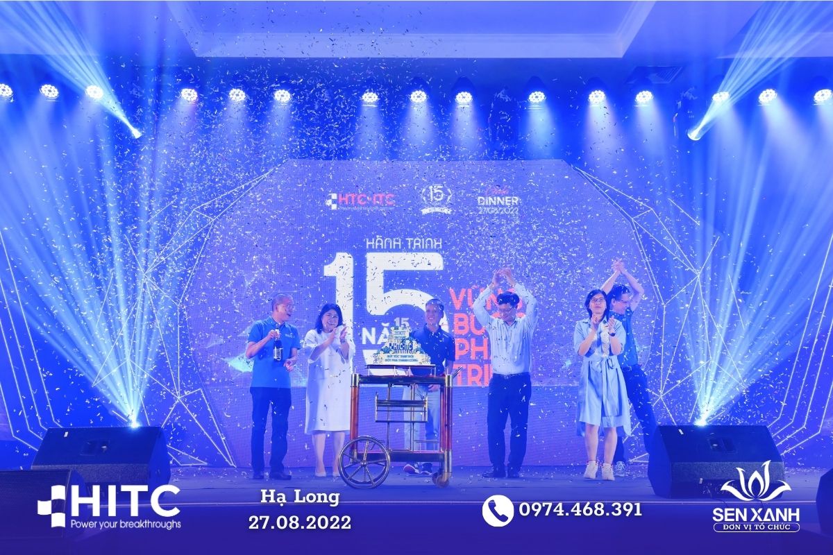 Lễ kỷ niệm thành lập công ty được tổ chức chuyên nghiệp