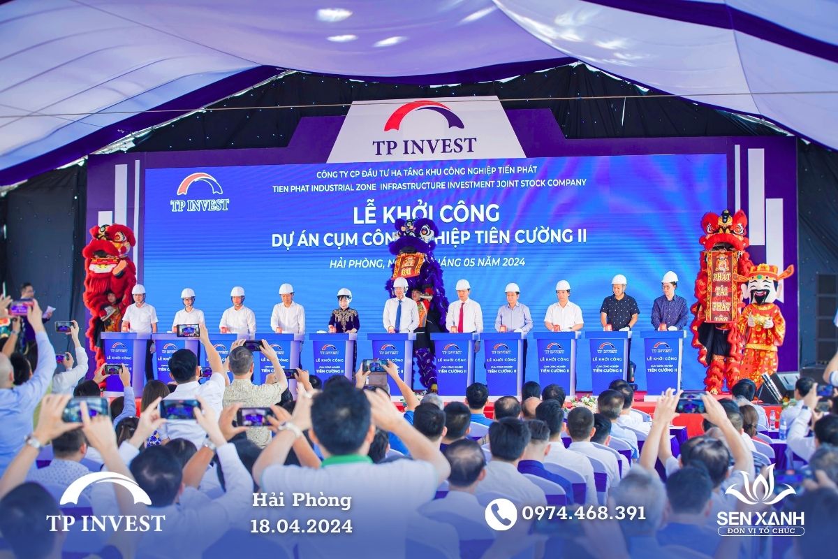 Lễ khởi công có nhiều đối tác và khách mời tham dự