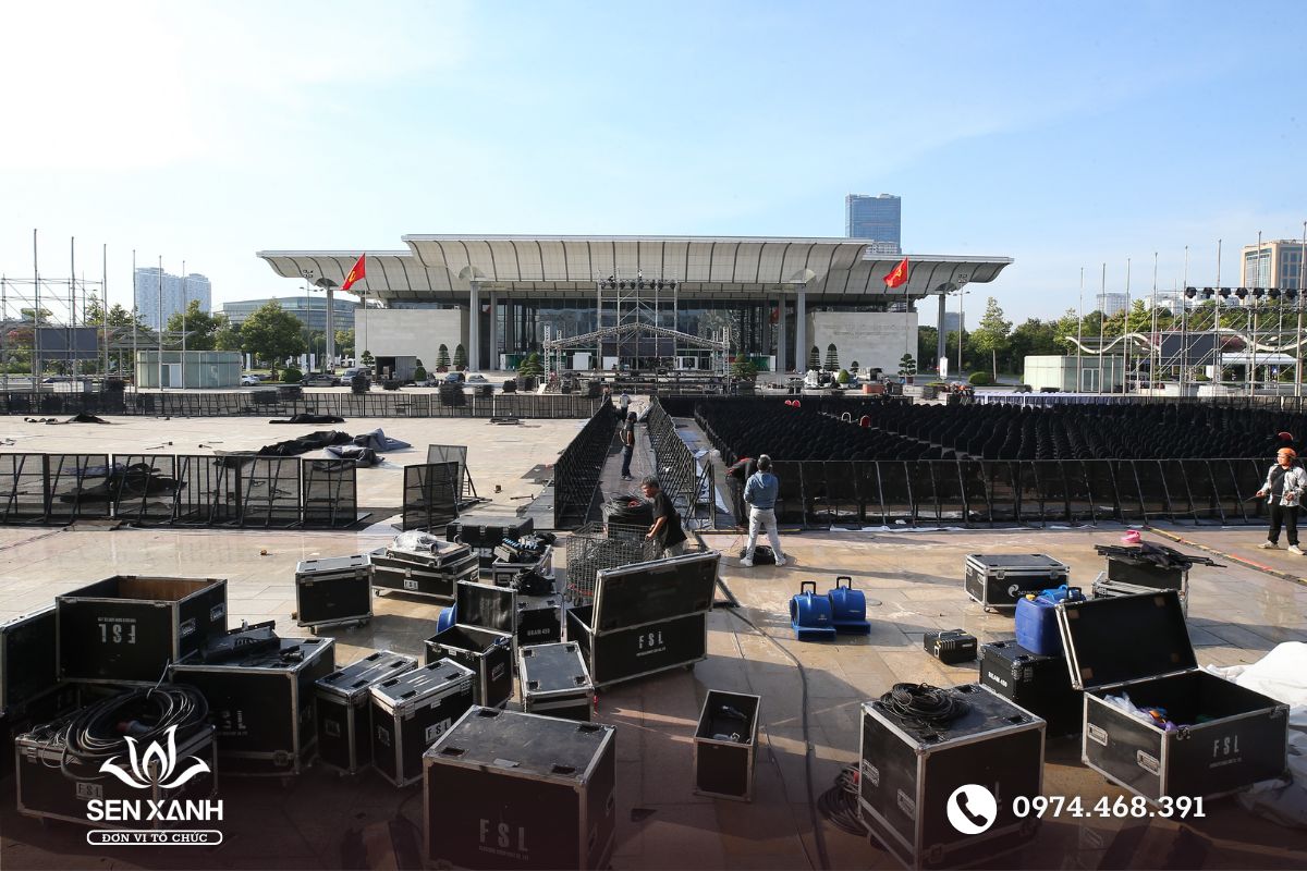 Sen Xanh Event sở hữu hệ thống trang thiết bị hiện đại