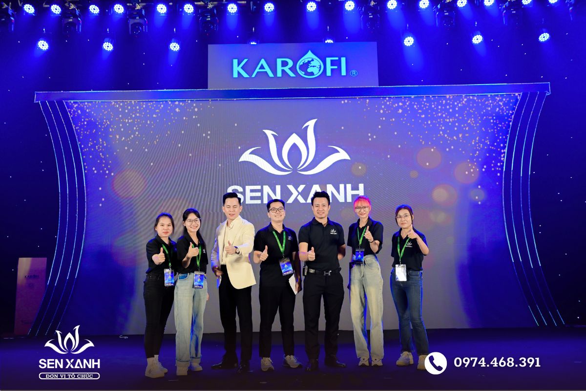  Đội ngũ nhân sự của Sen Xanh Event giàu kinh nghiệm tổ chức