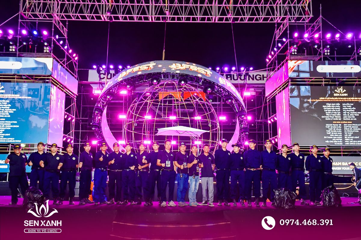 Sen Xanh Event cam kết luôn tận tâm và chuyên nghiệp công việc