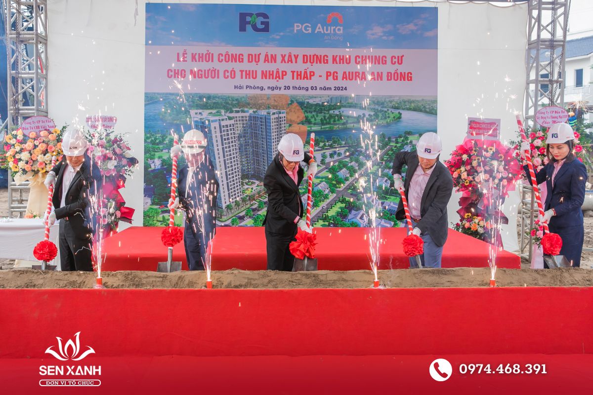 Sen Xanh Event tổ chức lễ động thổ, khởi công công trình