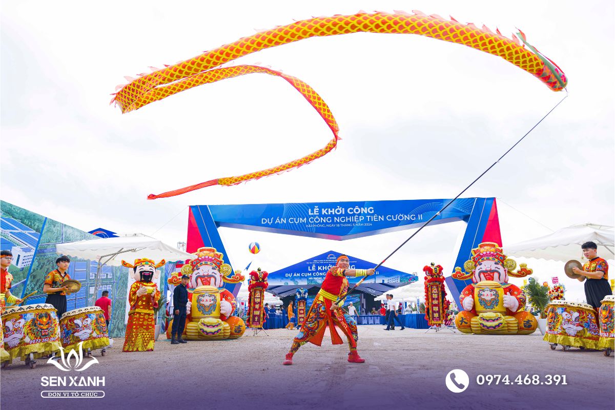 Tổ chức sự kiện khởi công phục vụ cơ quan, doanh nghiệp