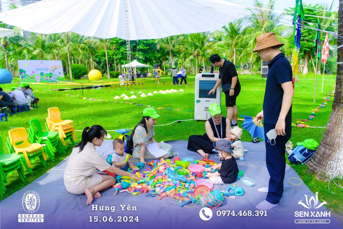 Khu vực đồ chơi cho các bé