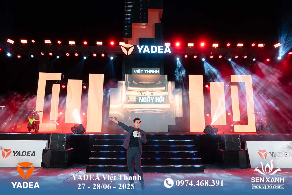 MC chuyên nghiệp được mời dẫn chương trình ngày hội Yadea