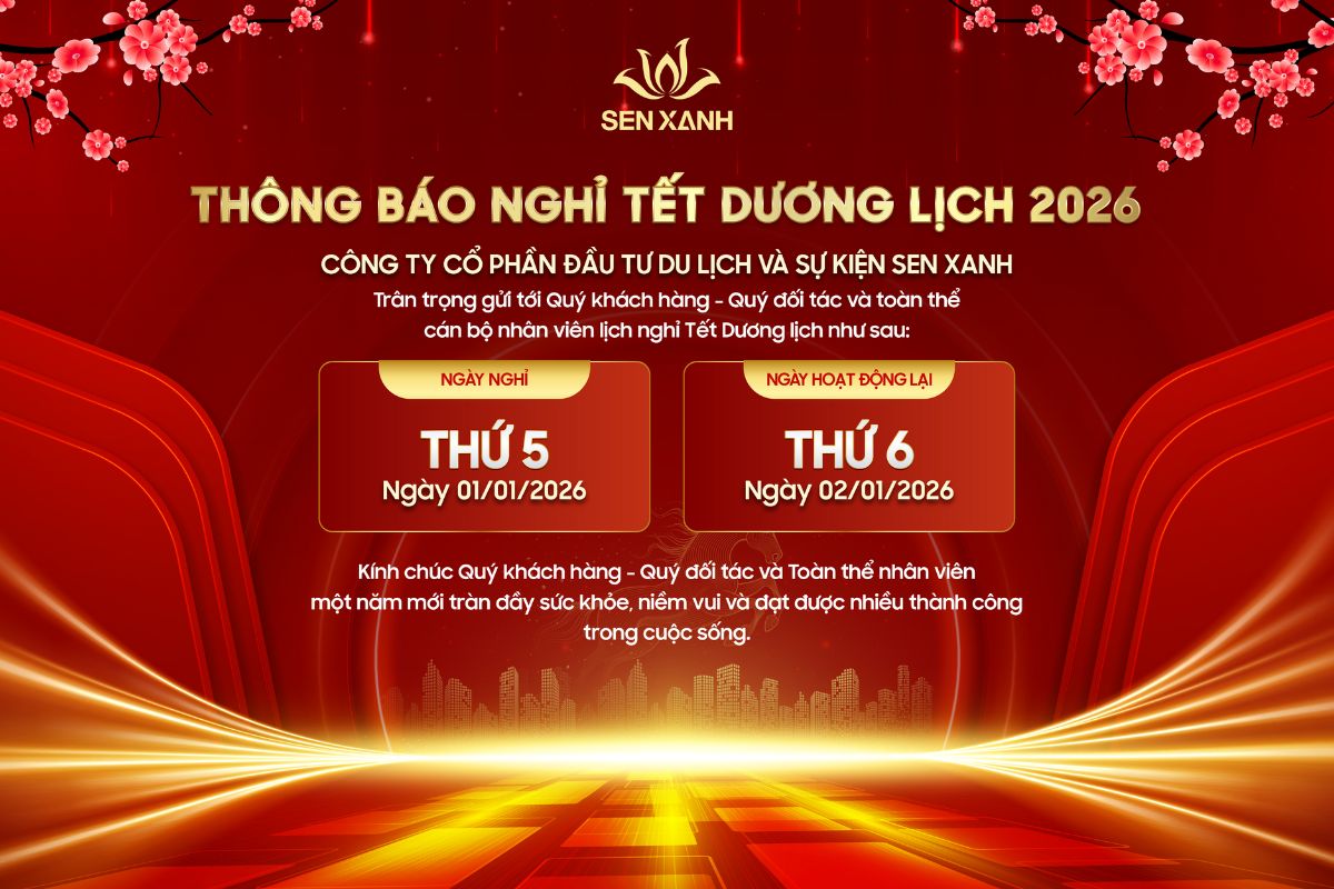 Thông báo nghỉ lễ 2026 Thông báo nghỉ lễ 2026