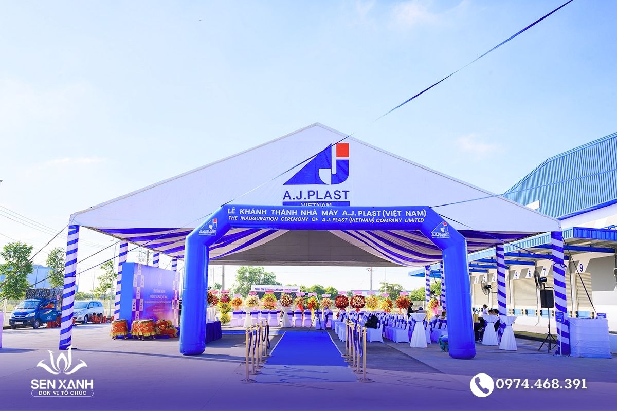 tổ chức lễ khánh thành