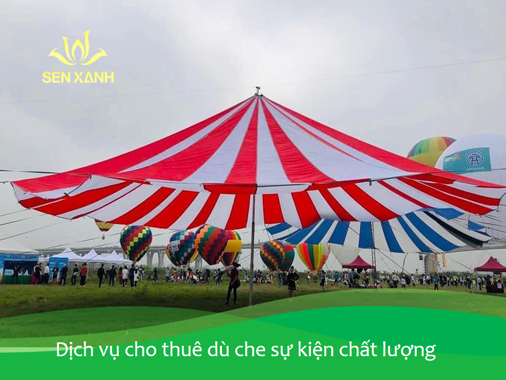 cho thu&ecirc; d&ugrave; che sự kiện