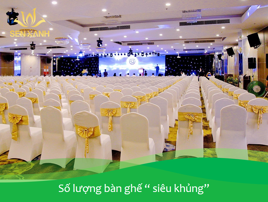 số lượng b&agrave;n ghế khủng