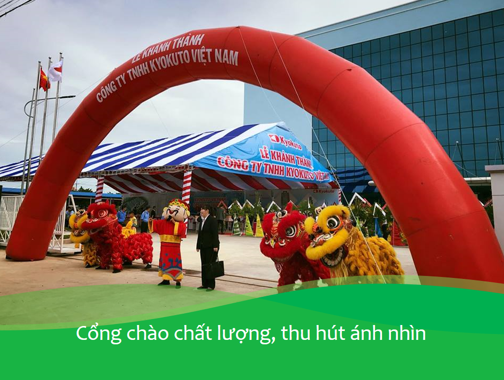Đơn vị cho thuê cổng hơi uy tín, chất lượng 6 cổng chào ấn tượng