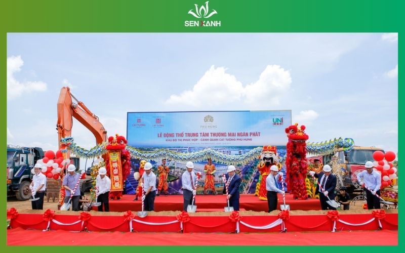 C&ocirc;ng ty tổ chức lễ động thổ uy t&iacute;n Sen Xanh Event