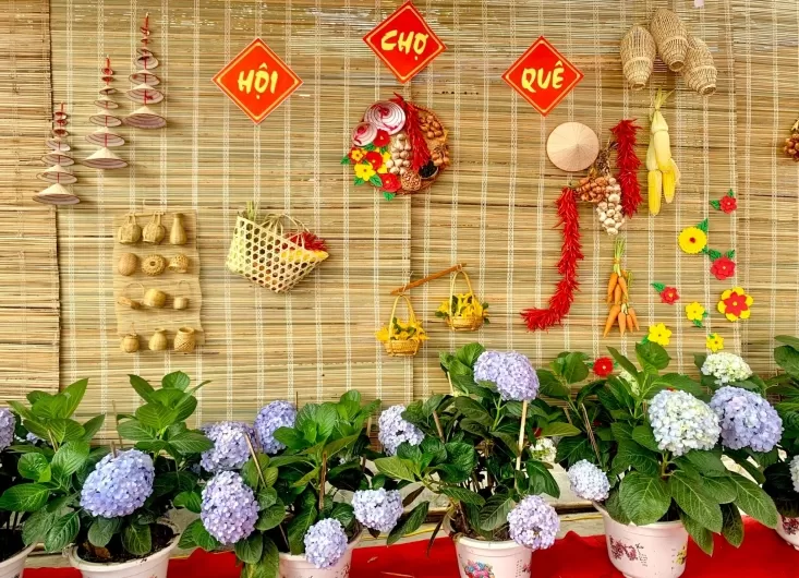 Hướng dẫn decor gian hàng chợ quê siêu đẹp – Senxanhevent.vn