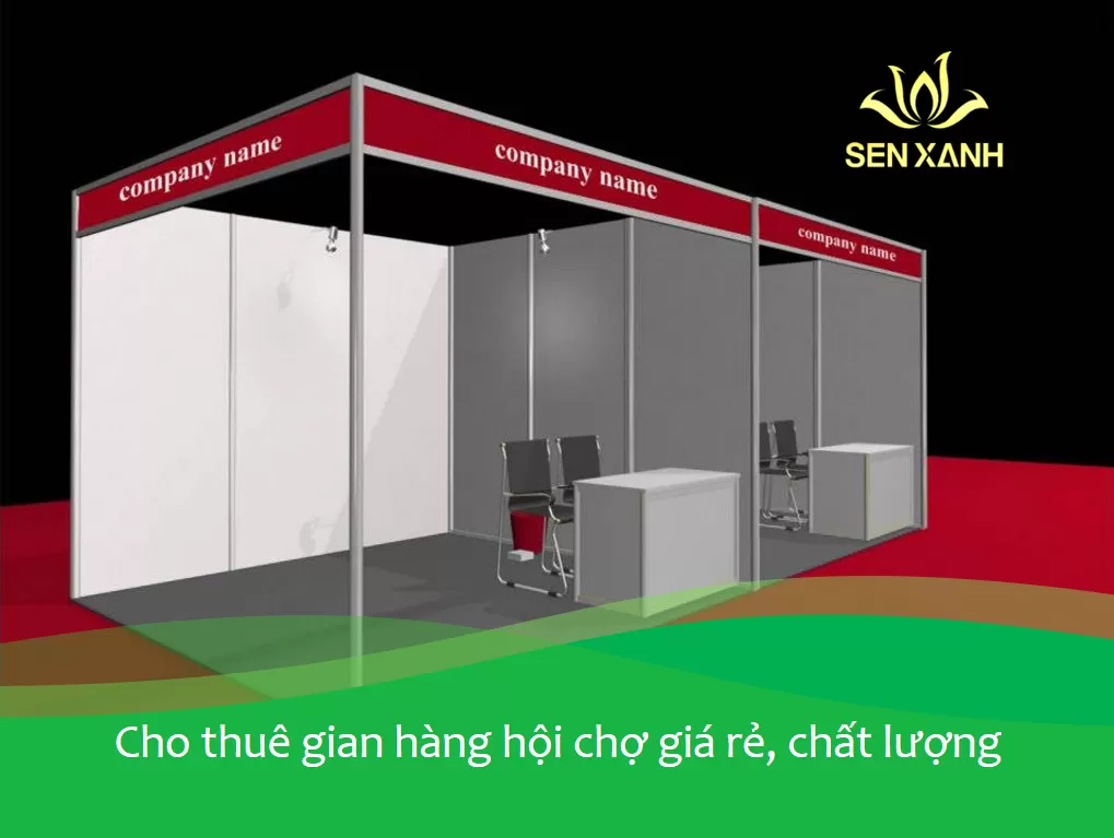 Đơn vị cho thuê gian hàng hội chợ giá rẻ, chất lượng