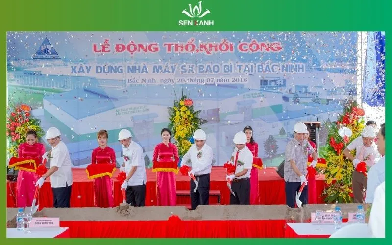 Tổ chức lễ Khởi Công – Động thổ tại Bắc Ninh – SenXanhEvent