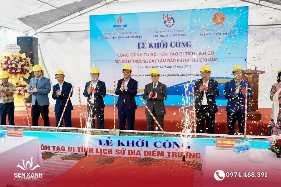 Công ty tổ chức lễ khởi công tại Phú thọ