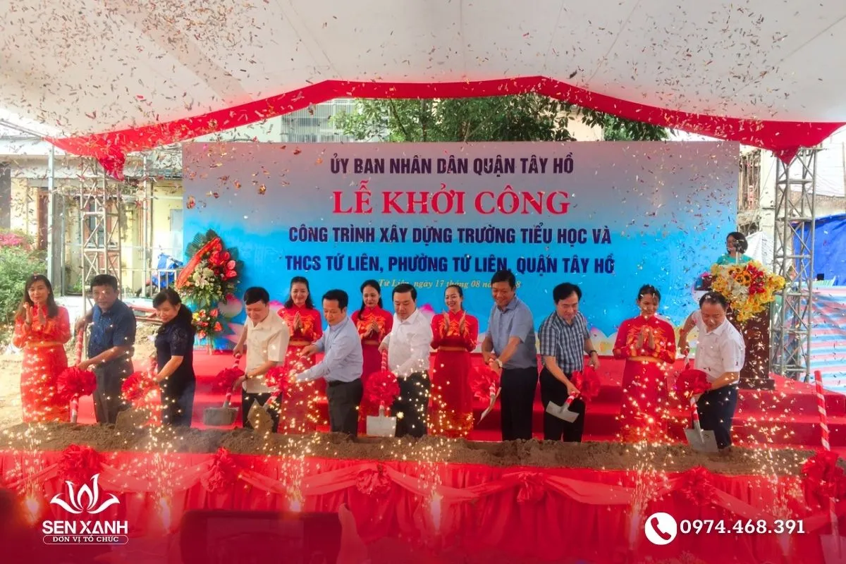 Công ty tổ chức lễ khởi công động thổ tại Hà Nội