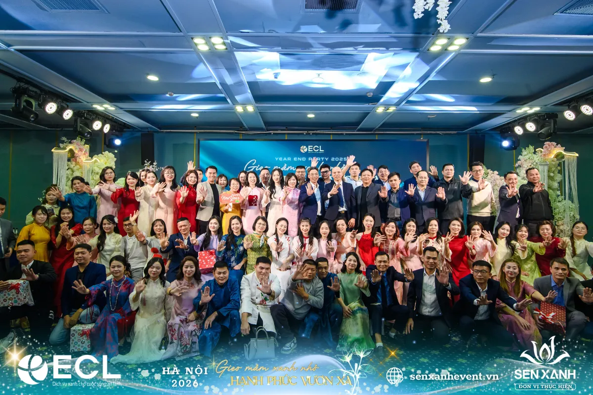 Year end party 2025 – ECOLIFE – Gieo mầm xanh nhỏ hạnh phúc vươn xa