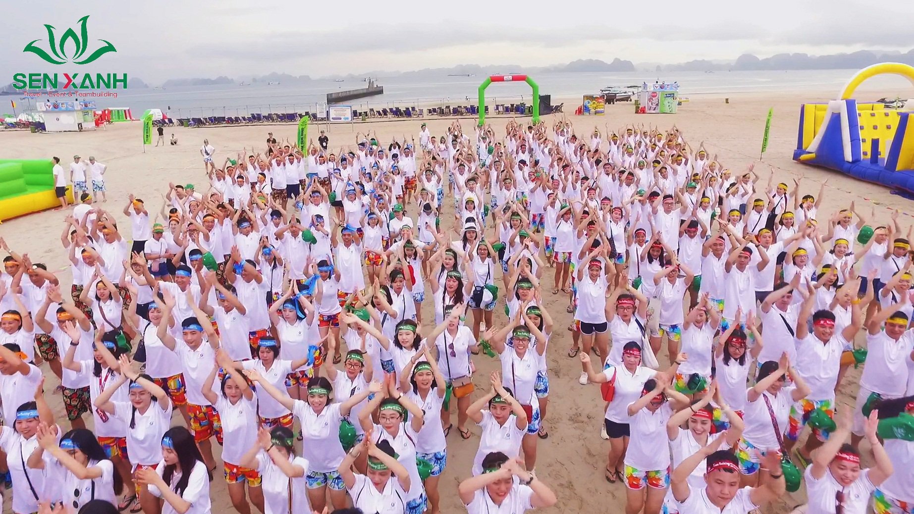 tổ chức teambuilding b&atilde;i biển