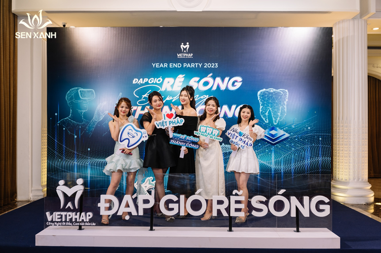 Khu vực booth chụp hình ấn tượng lưu giữ những khoảnh khắc trong sự kiện