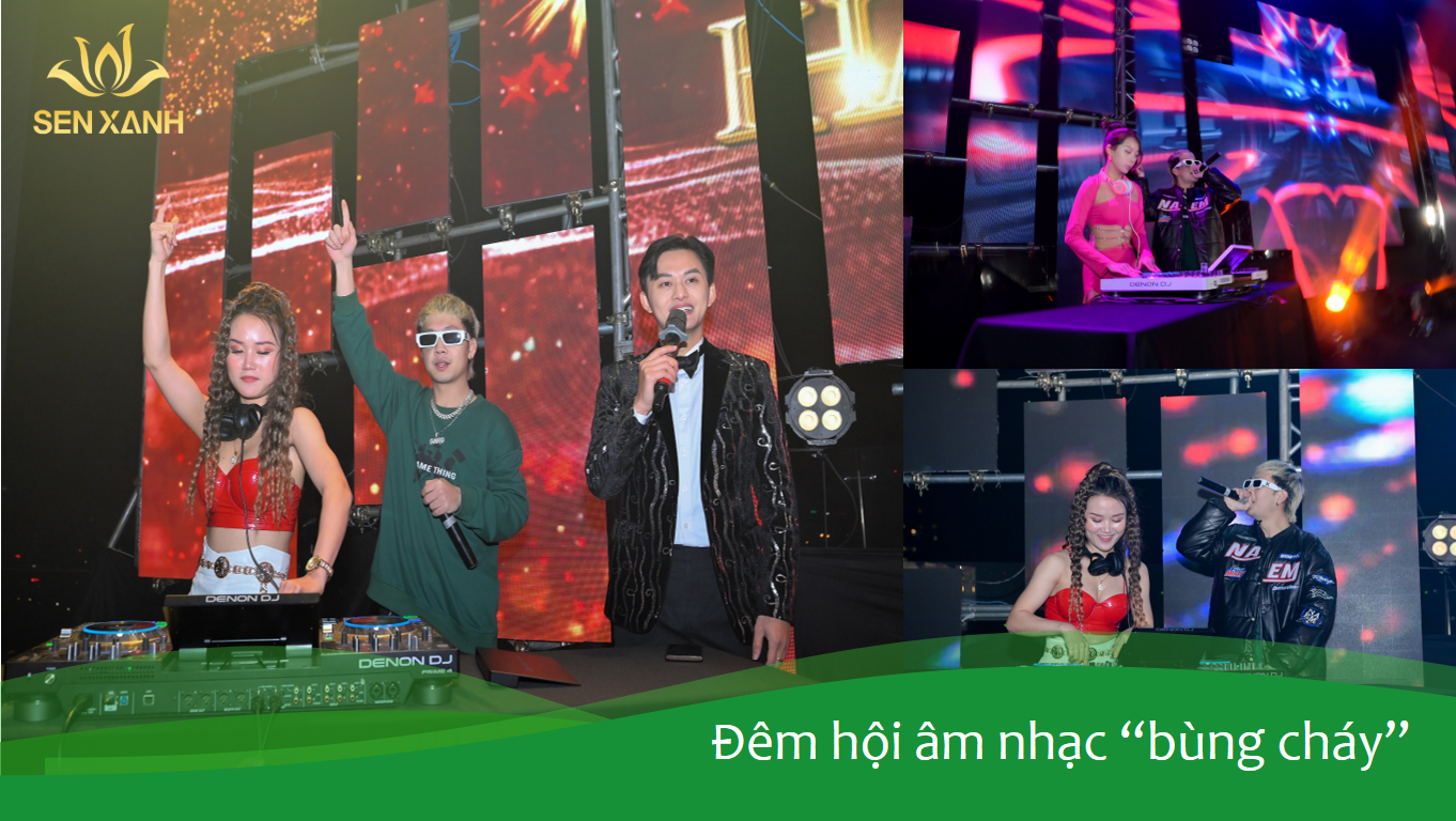 đ&ecirc;m hội &acirc;m nhạc b&ugrave;ng ch&aacute;y