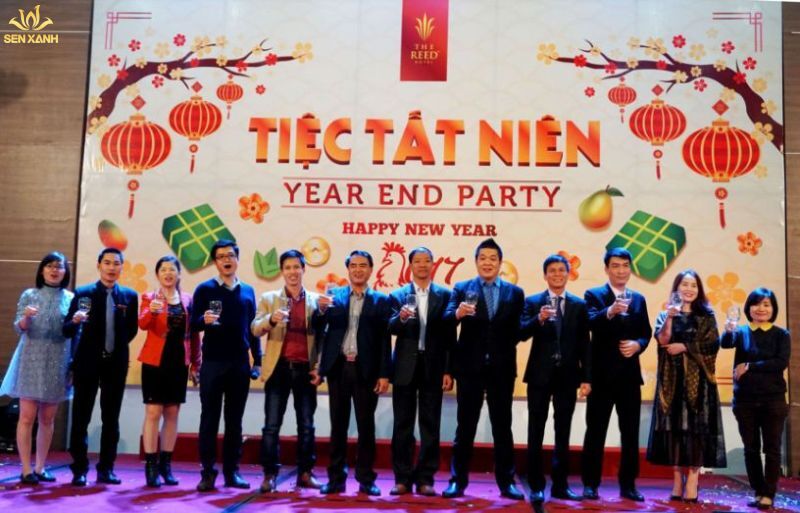 Kịch bản tổ chức tiệc tất ni&ecirc;n cuối năm gồm nhiều phần kh&aacute;c nhau