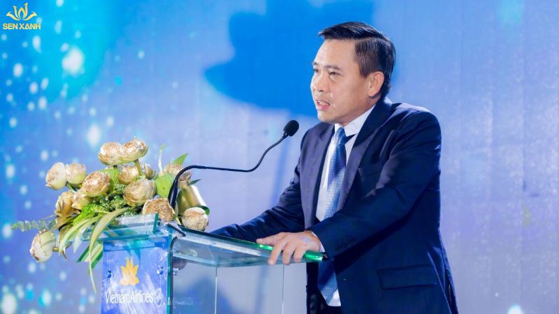 Phần ph&aacute;t biểu của đại diện c&ocirc;ng ty trong tiệc tất ni&ecirc;n cuối năm