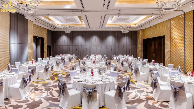 Không gian tiệc ở New World Saigon Hotel mang tầm vóc quốc tế